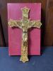 Gallo Co. NY Gold-Tone Filigree Crucifix Cross