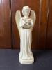 Porcelain Angel Figurine with Gold Accents