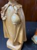 Two Religious Chalkware Statues, Infant of Prague-Style and St. Anne - 6