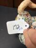 Two Decorative Floral Ceramic Cat Figurines - 9
