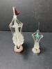 Pair of Blown Glass Sailing Ship Figurines - 5
