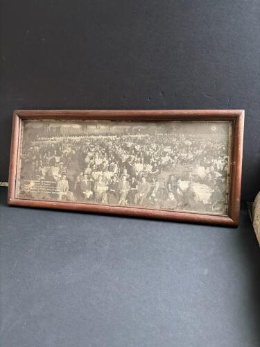 1949 Catholic Order of Foresters Banquet Panorama Photo, 21 x 9 Inches