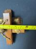 (2) Wall Crucifixes, Wood and Metal, 12 in. - 4