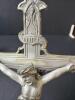 Metal Crucifix and Metal Candlesticks - 5
