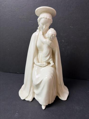 Porcelain Madonna and Child Figurine