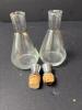 West Virginia Glass Oil and Vinegar Cruets with Stopper - 2