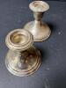 Pair Gorham Sterling Weighted Candlestick Holders - 2