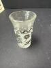 Mid-Century Modern-Style Silver Floral Glass Shot Set - 4