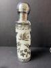 Mid-Century Modern-Style Silver Floral Glass Shot Set - 5