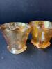 Pair of Marigold Depression Glass Creamer and Sugar Set - 2
