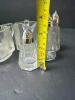 Mixed Glass Lot-Creamers, sugar and Shakers - 8