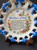 Porcelain Lusterware Poem Plates, Pierced Edge - 2