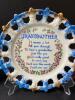 Porcelain Lusterware Poem Plates, Pierced Edge - 3