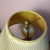 Tall Metal Table Lamp with Pleated Shade - 2