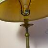 Tall Metal Table Lamp with Pleated Shade - 5