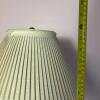 Tall Metal Table Lamp with Pleated Shade - 10