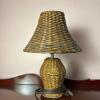 Woven Rattan Table Lamp