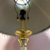 Berman Metal Table Lamp with Blue Beaded Shades - 3