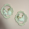 Two Universal Statuary Corp Rococo-Style Wall Plaques