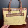 Jordache Canvas and Faux Leather Handbag - 8