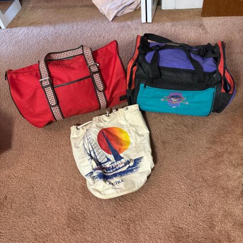 Vintage Tommy Hilfiger & Trail Creek Duffel Bags & Canvas Bag