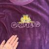 Garfield Purple Velour Sweatshirt Dress - 2