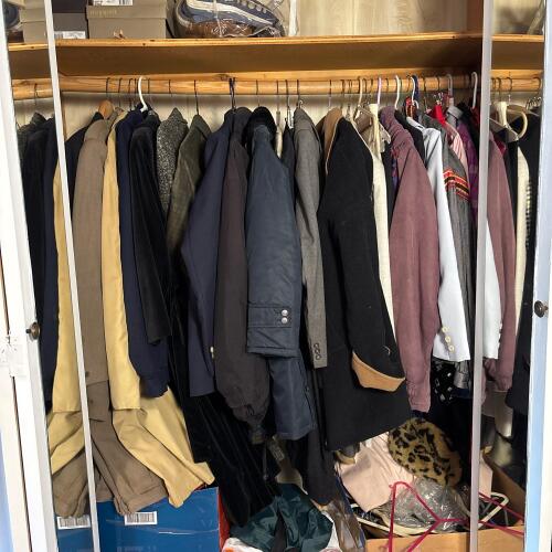 Large Vintage Clothing Closet Lot!