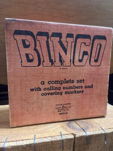 Vintage Milton Bradley Bingo Game