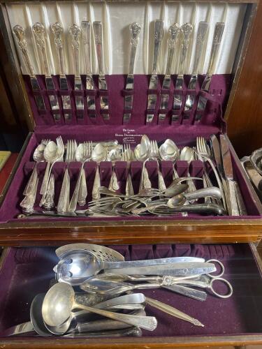 Prestige De Luxe Silverplate Flatware and Serving Utensils