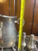 Mixed Lot of Silver Plate Trays, Bowls and Pitcher - 8