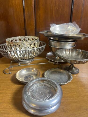 Mixed Lot of Silver Plate and Weighted Items
