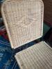 Wicker and Metal Folding Chairs with Table - 8