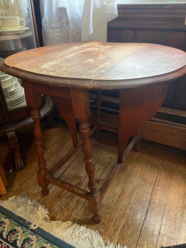 Small Drop-Leaf Side Table