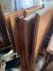 Set of (4) Wood Folding Tray Tables and Stand with Faux Oak Grain - 2