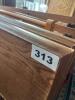 Set of (4) Wood Folding Tray Tables and Stand with Faux Oak Grain - 5