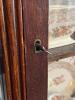 Beautiful Antique Curved Glass China Cabinet - 2