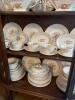Beautiful Antique Curved Glass China Cabinet - 5