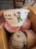 Lot of (12) Illustrated "We All Scream for Ice Cream" Ceramic Bowls