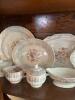 Large Lot of Over 60 Pieces of Royal China Waldorf-O 22K Gold Floral Dinnerware - 2