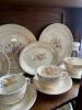 Large Lot of Over 60 Pieces of Royal China Waldorf-O 22K Gold Floral Dinnerware - 10