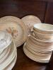 Large Lot of Over 60 Pieces of Royal China Waldorf-O 22K Gold Floral Dinnerware - 13