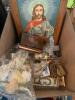 Mixed Box Lot of Mystery Religious Decor