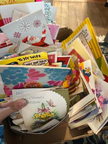 Amazing Collection of Over 75+ Vintage Greeting Cards