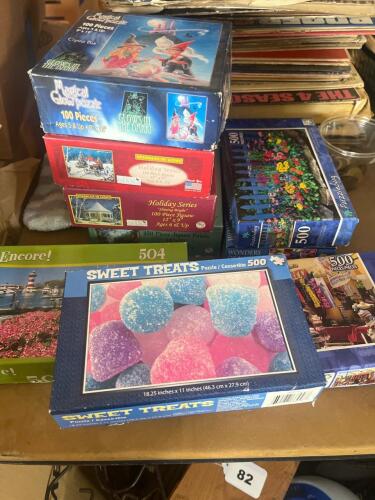 Lot of Jigsaw Puzzles