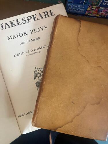 Literary Books: Shakespeare Major Plays and Sonnets, C.P. Cavafy
