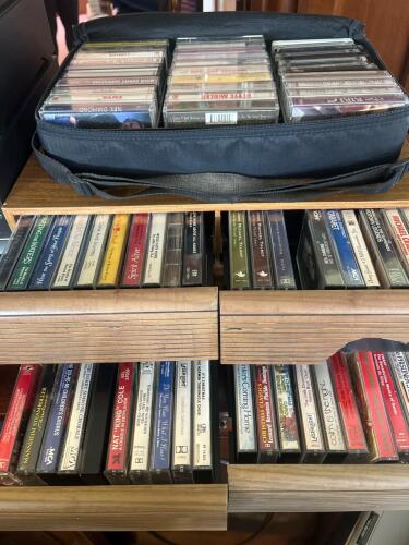 Large Lot of Assorted Cassette Tapes