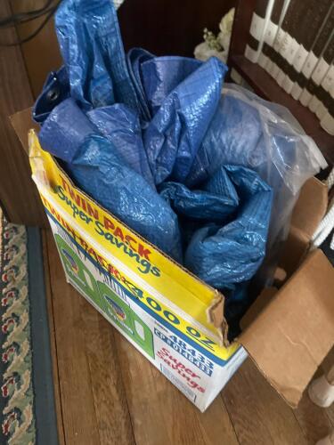 Blue Poly Tarps