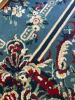 Large Blue Floral Rug 7' x 14' - 3