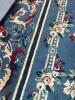 Large Blue Floral Rug 7' x 14' - 4