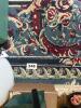 Large Blue Floral Rug 7' x 14' - 9